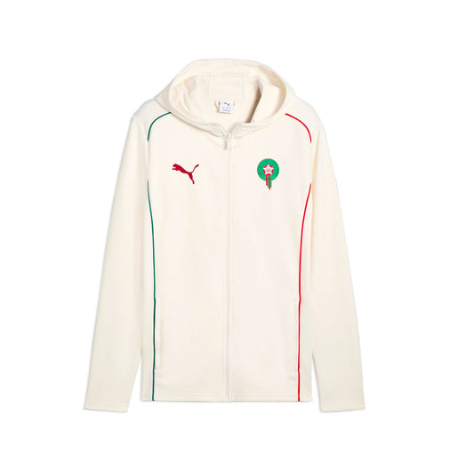 HOODIE ZIPPÉ BLANC 2025 - MAROC